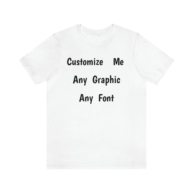 Personalized T-Shirt / Custom Print Men – Any Text or Design - A¥A&