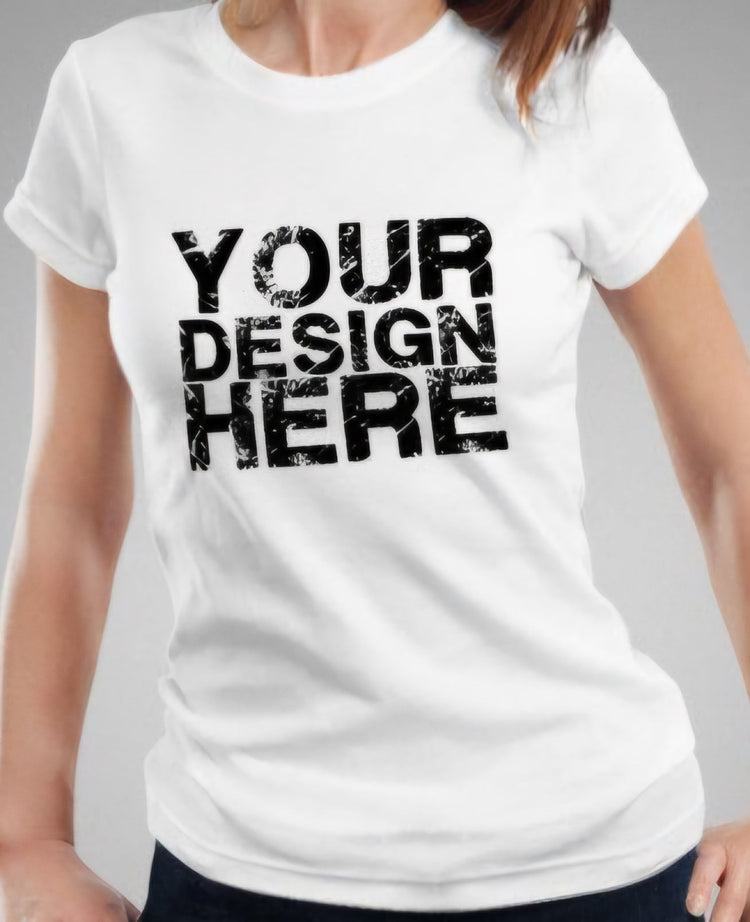 Personalized T-Shirt / Custom Print Women – Any Text or Design - A¥A&