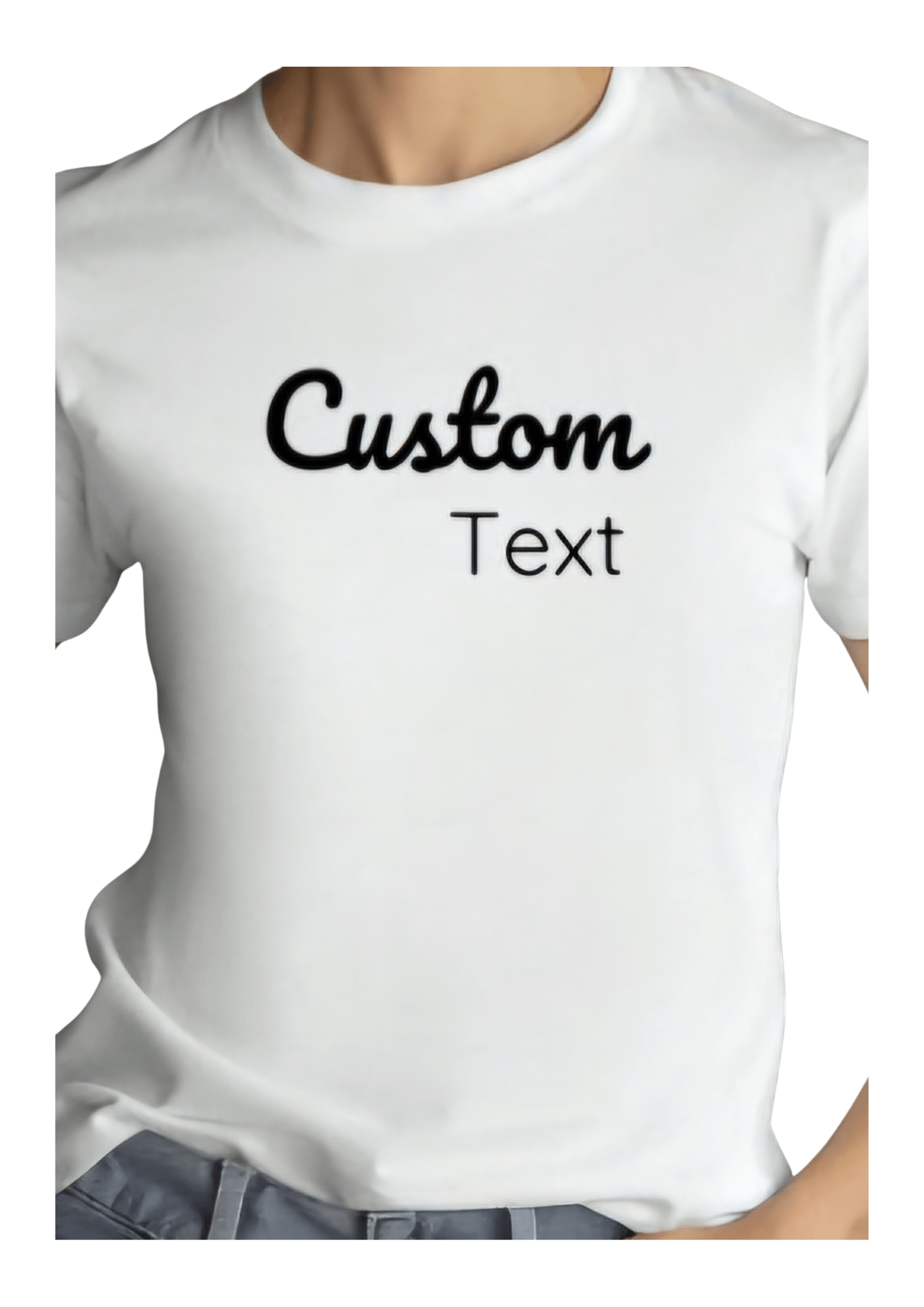 Personalized T-Shirt / Custom Print Women – Any Text or Design - A¥A&